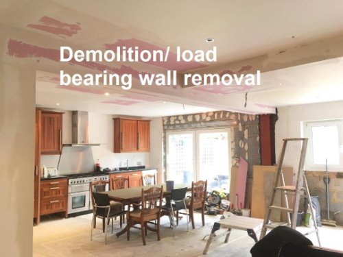 Demolition/ load bearing wall removal